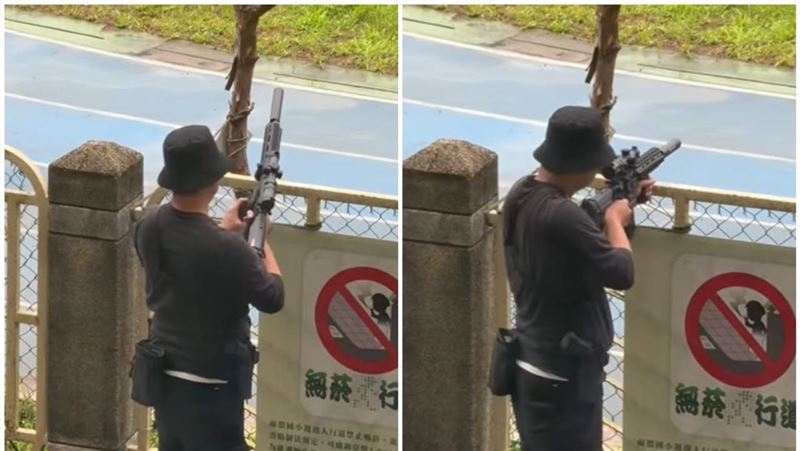 45歲男持槍朝國小操場狂射 過程還換彈匣