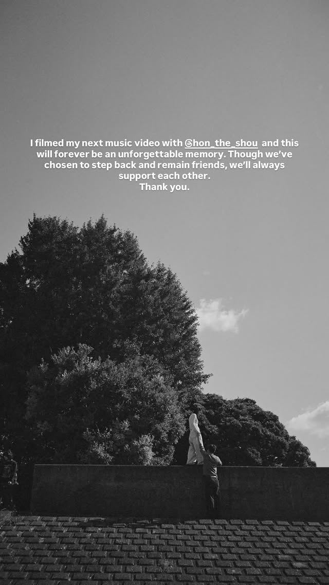 陳康堤寫下分手宣言。(圖/翻攝自陳康堤IG)