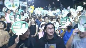 民進黨高雄市長初選參選人、立委林岱樺今晚在岡山河堤公園舉辦首場「三山造勢晚會」。