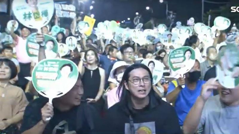 林岱樺岡山大會湧萬人　地方民代力挺