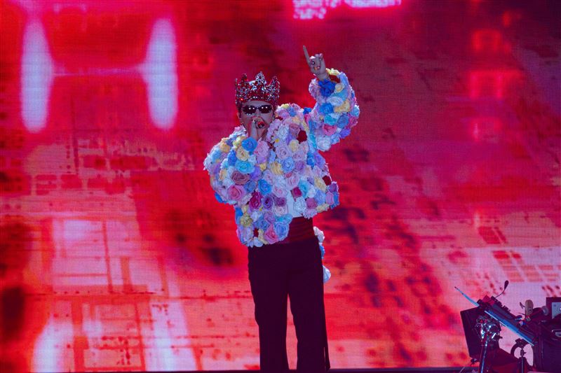 GD開唱。(圖/讀者提供)