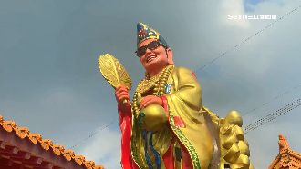 獨／濟公大佛戴破億金牌　防賊設警報器