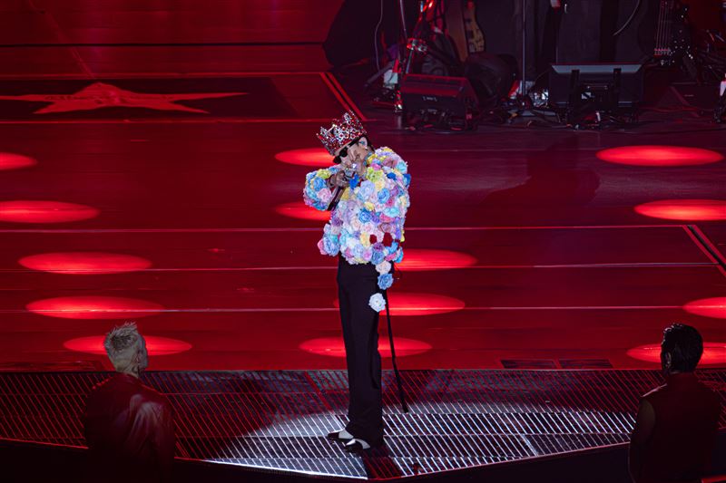 GD大巨蛋開唱。（圖／讀者提供）