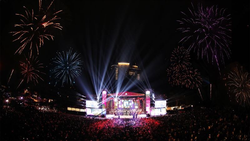 台灣大日月潭花火音樂會吸2.6萬人齊聚