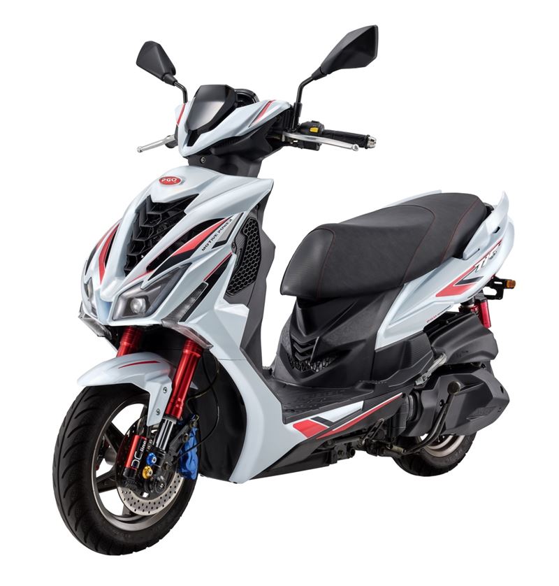 TIG DCline一出廠就自帶神級配備。（圖／PGO提供）