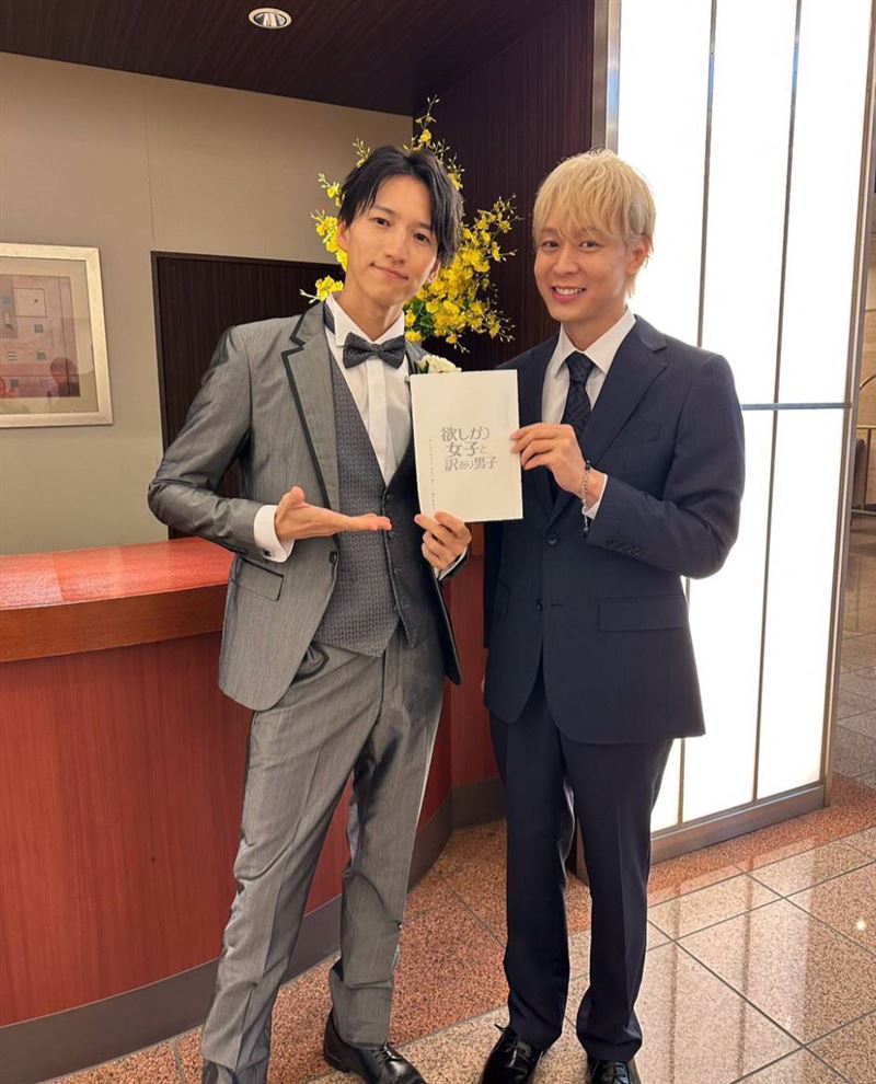 田口淳之介（左）新戲將合作朴有天（右）。（圖／翻攝自IG）