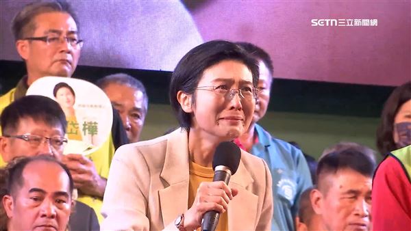 林岱樺在台上數度哽咽