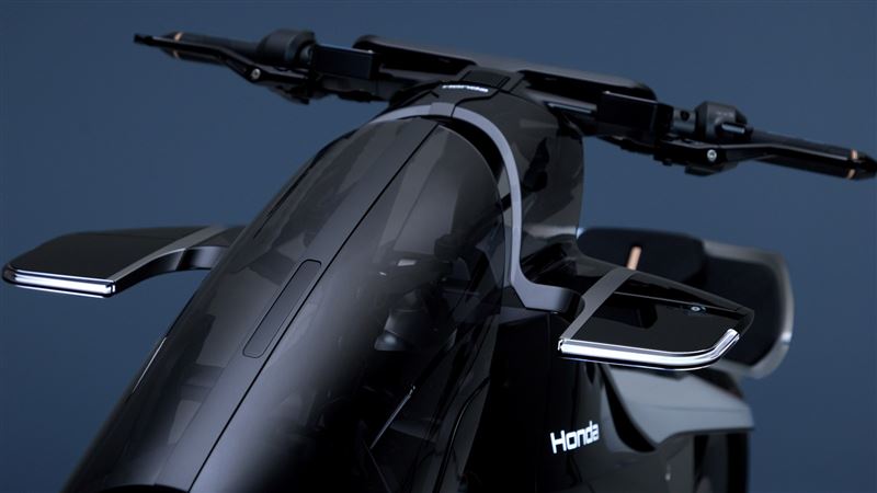 兩側則取代傳統後照鏡，改以電子後視鏡影像顯示。（圖／翻攝Honda網站）