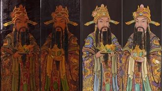 ▲修復對比。（圖／翻攝自蔡舜任藝術文化股份有限公司粉絲專頁）