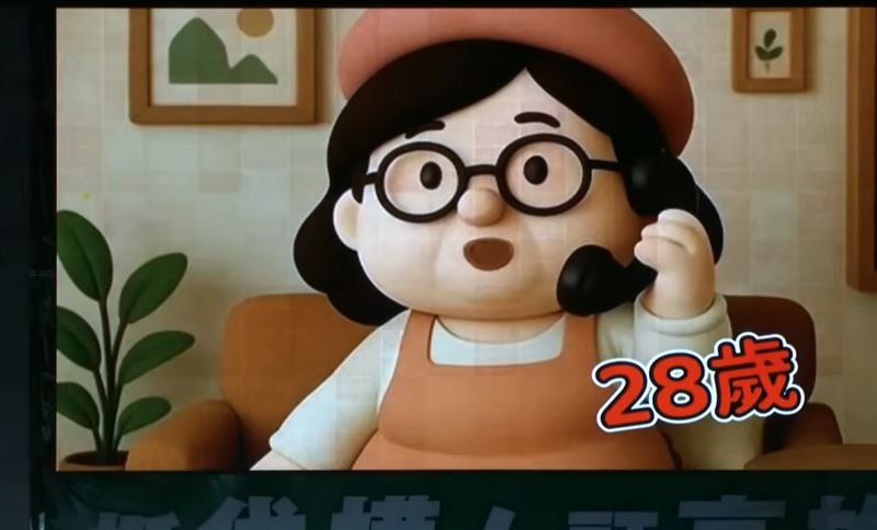 前後QA教學接近10分鐘之久，中間串場時，還播影片繼續學。（圖／翻攝畫面）