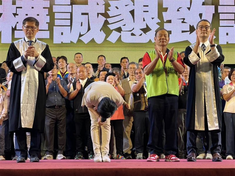 林岱樺1日晚在岡山舉辦大型造勢活動。（圖／翻攝自林岱樺臉書）