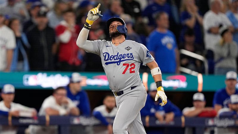 洛哈斯9局上1出局炸陽春砲　道奇追平比數