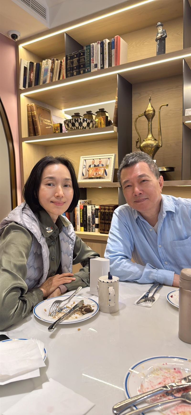 張光斗曬出與坣娜生前合照（圖／翻攝張光斗臉書）