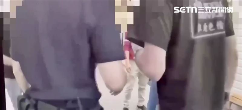 法國籍加魯亞與西門町髮廊發生消費糾紛遭逮。（圖／翻攝畫面）