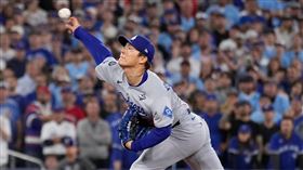 世界大賽G7山本由伸登板。（圖／美聯社／達志影像）