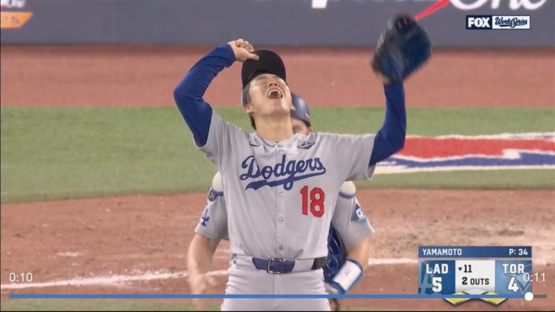 山本由伸中0日登板拿下後援勝。（圖／翻攝自MLB官網）