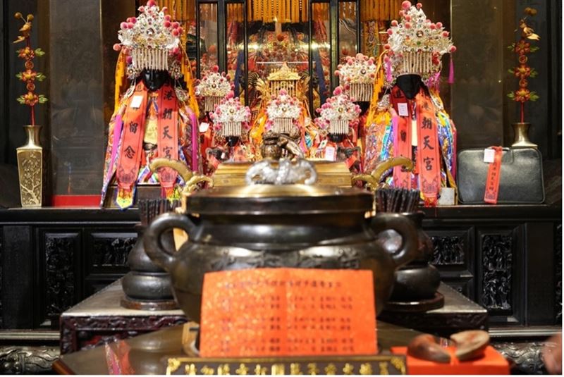 媽祖金尊。（圖／翻攝自大肚中堡五十三庄浩天宮粉絲專頁）