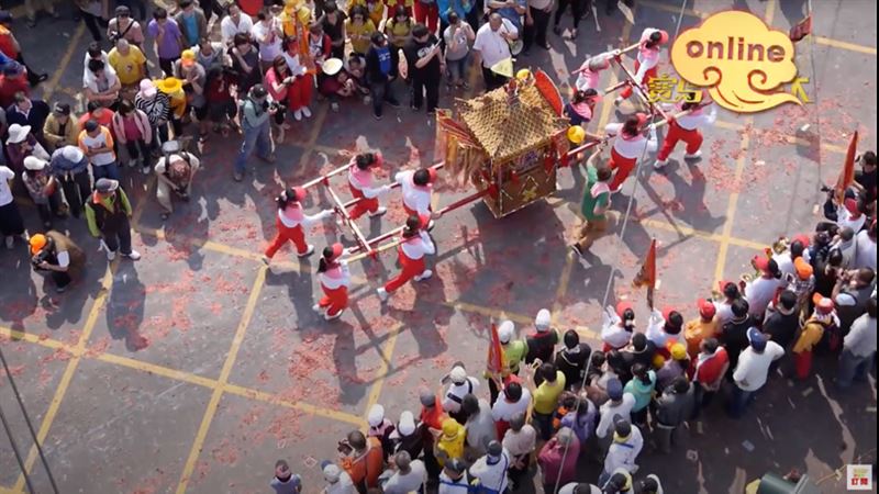 大庄媽跑大轎。（圖／寶島神很大）