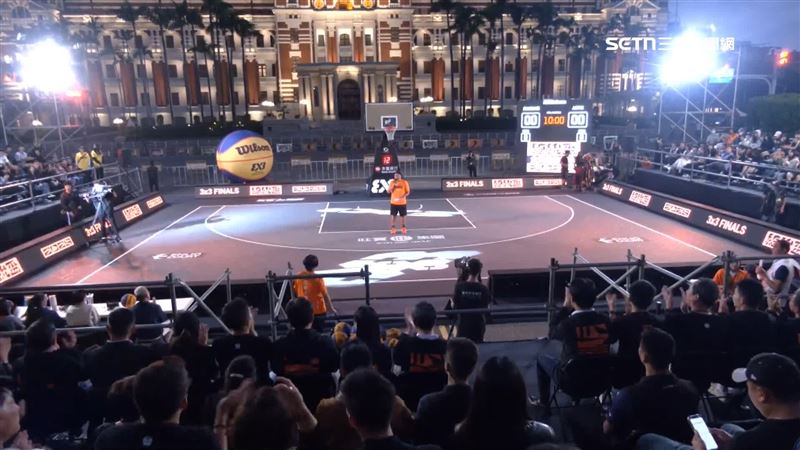 總統盃全民運動三對三籃球賽在凱道舉行