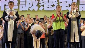 林岱樺1日晚在岡山舉辦大型造勢活動。（圖／翻攝自林岱樺臉書）