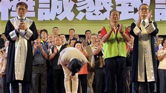 林岱樺1日晚在岡山舉辦大型造勢活動。（圖／翻攝自林岱樺臉書）