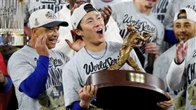 山本由伸獲選世界大賽MVP。（圖／美聯社／達志影像）