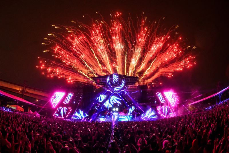 Ultra Taiwan單日突破2萬人朝聖，施放璀璨煙火畫下完美句點。（圖／Ultra Taiwan提供）