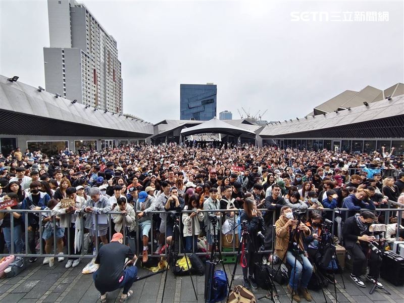 蔡依林舉辦演唱會，萬人擠滿北流。（圖／記者鄭孟晃攝影）