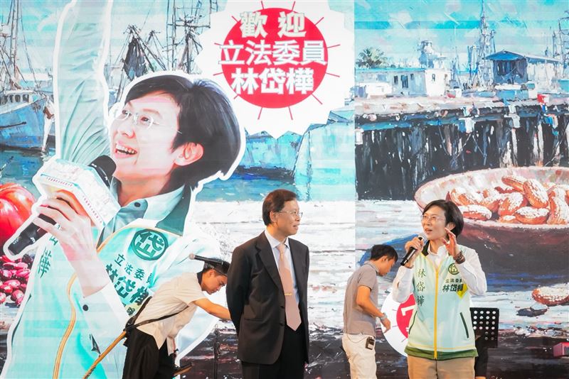 岡山造勢後，林岱樺曝光跑基層活動的動態。（圖／翻攝自林岱樺臉書）