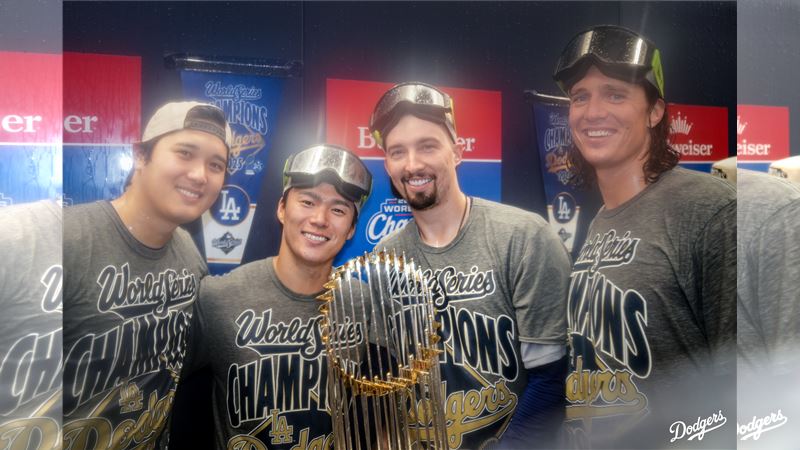 道奇奪下2025年世界大賽冠軍。（圖／翻攝自道奇 X）