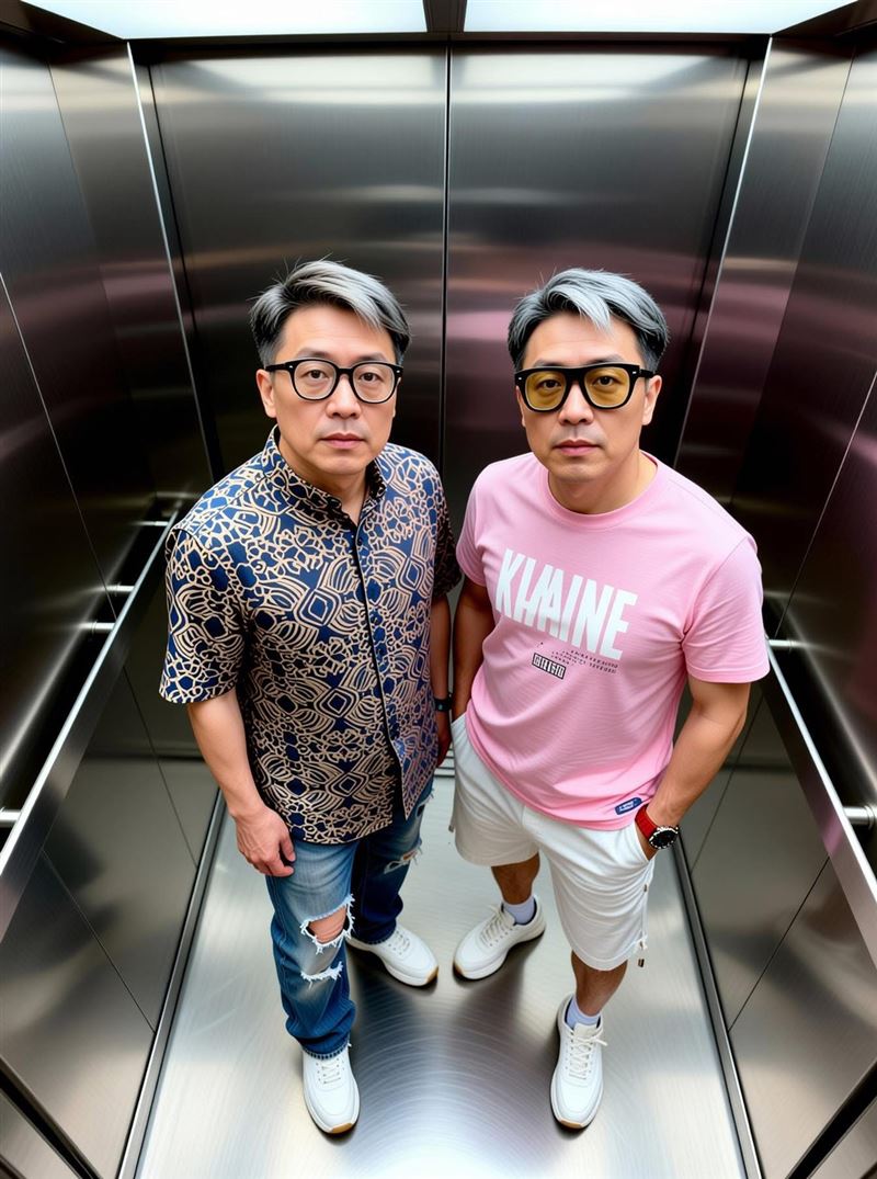 詹惟中臉書上分享用Ai生成自己的照片。（圖／翻攝自詹惟中臉書）