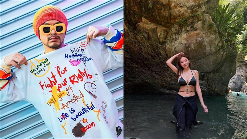 黃明志（左）捲入謝侑芯（右）命案。（圖／翻攝自IG）