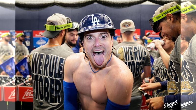 赫南德茲（Enrique Hernandez）回想9局下道奇美技接殺。（圖／翻攝自道奇 X）