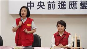 中央指揮官杜文珍次長，台中市長盧秀燕，非洲豬瘟，防疫記者會(圖／翻攝畫面)