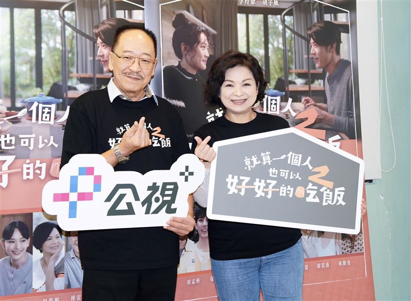 傅雷的螢幕初吻獻給楊貴媚。（圖／記者趙于瑩攝影）