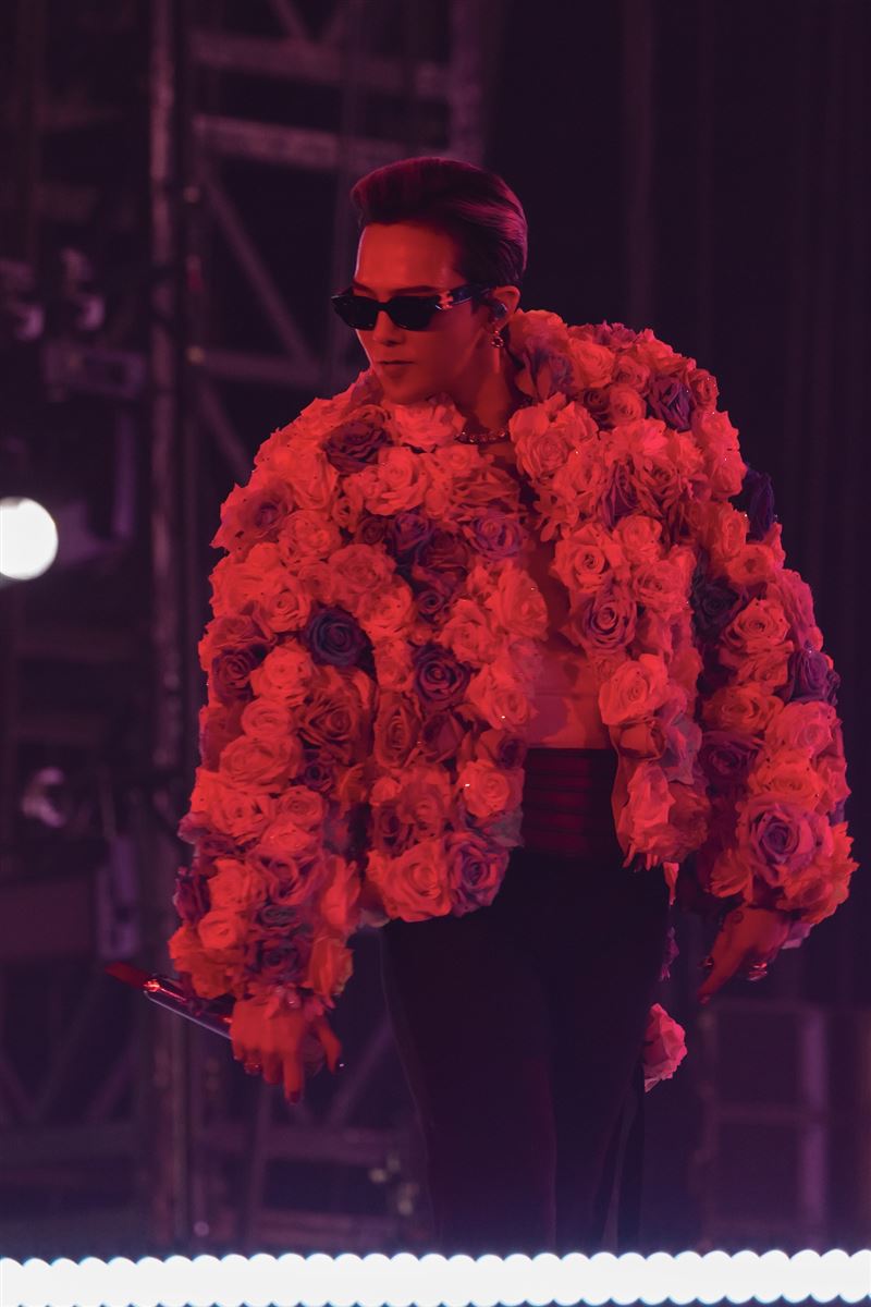 GD連續帶來多首熱門曲目，嗨翻全場粉絲。（圖／Galaxy Corporation提供）