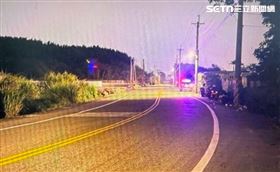 重機高速過彎失控　騎士遭車體重壓慘死,桃園(圖／警方提供）