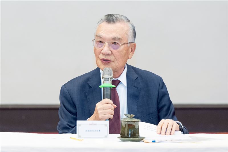 總統府今（3）日舉行「亞太經濟合作經濟領袖會議」代表團返國記者會。（圖／總統府提供）