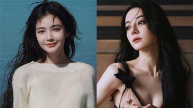 新疆美女加奈那（左）有望成為下一個迪麗熱巴（右）嗎？（圖／翻攝自微博）