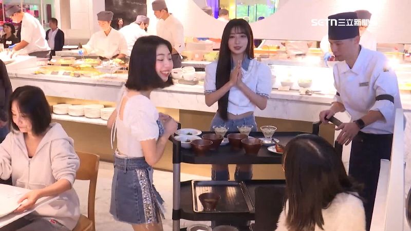 林口分店推出北部唯一的港點推車服務