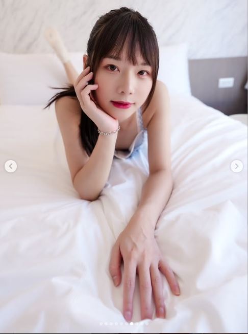 台灣「偽娘」筱鈞擁有170公分身高，近期以「Junna Hung」之名，在日本片商WAAP出道拍AV。（圖／翻攝自筱鈞IG）