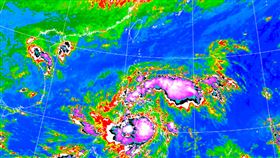 颱風。（圖／翻攝自中央氣象署）