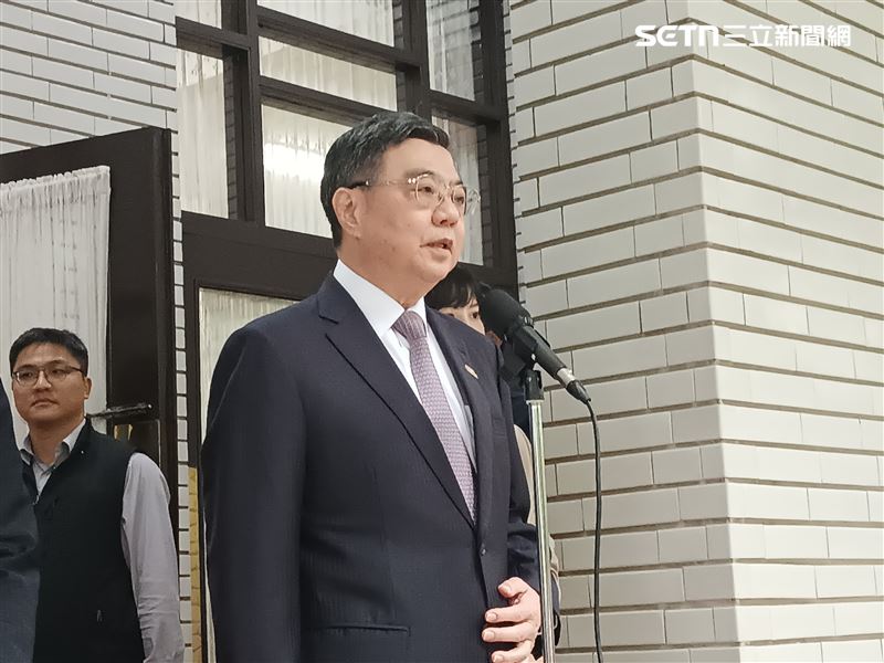 行政院長卓榮泰今（4）日赴立法院備詢前受訪。（圖／記者盧素梅攝影）