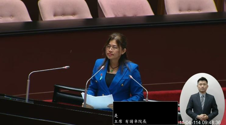 立委麥玉珍質詢行政院長卓榮泰、內政部長劉世芳（圖／翻攝畫面）