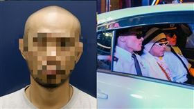 黃明志遭警方逮回模樣憔悴，滿臉鬍渣臉消瘦，頭髮稀疏。（圖／AI生成示意圖）