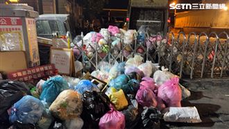 花壇清潔隊門口長出垃圾山！超扯畫面曝光