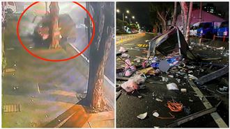 毒駕害命！小貨車「甩尾撞爛」驚悚瞬間曝