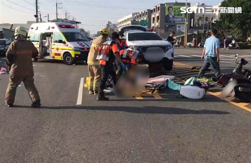 丁男送醫搶命後恢復呼吸心跳。（圖／翻攝畫面）