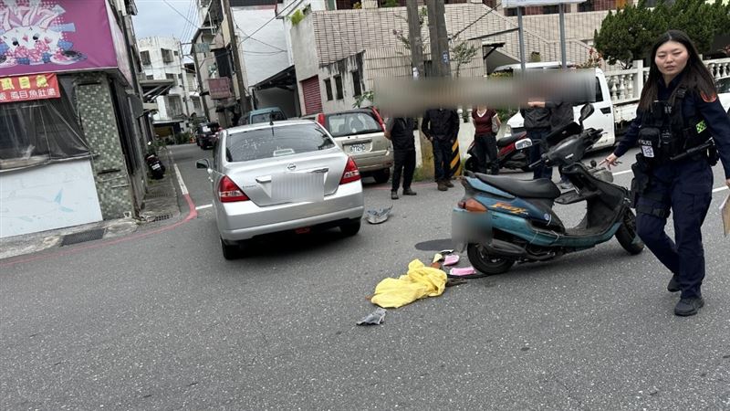 警方獲報到場處理事故。（圖／翻攝畫面）