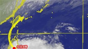 準鳳凰恐直撲台灣東部。（圖／氣象報馬仔臉書）